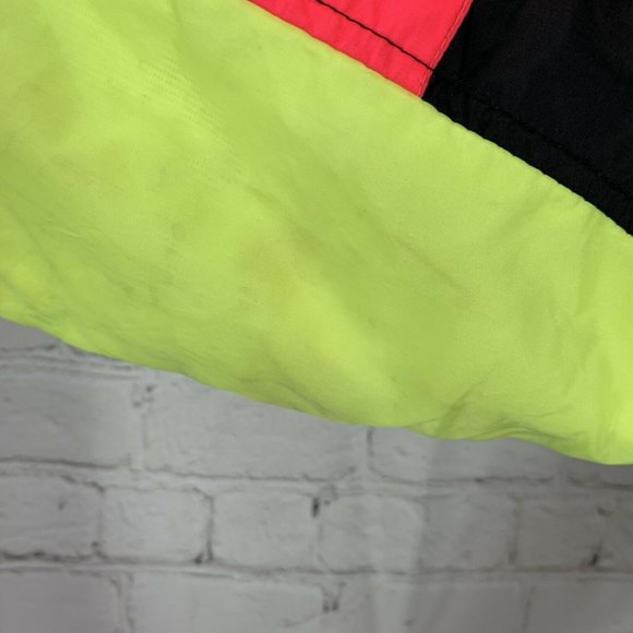 Green Mountain Down Ski Jacket size M Men Neon Black Pink Snowboard Snowmobile - Picture 6 of 6